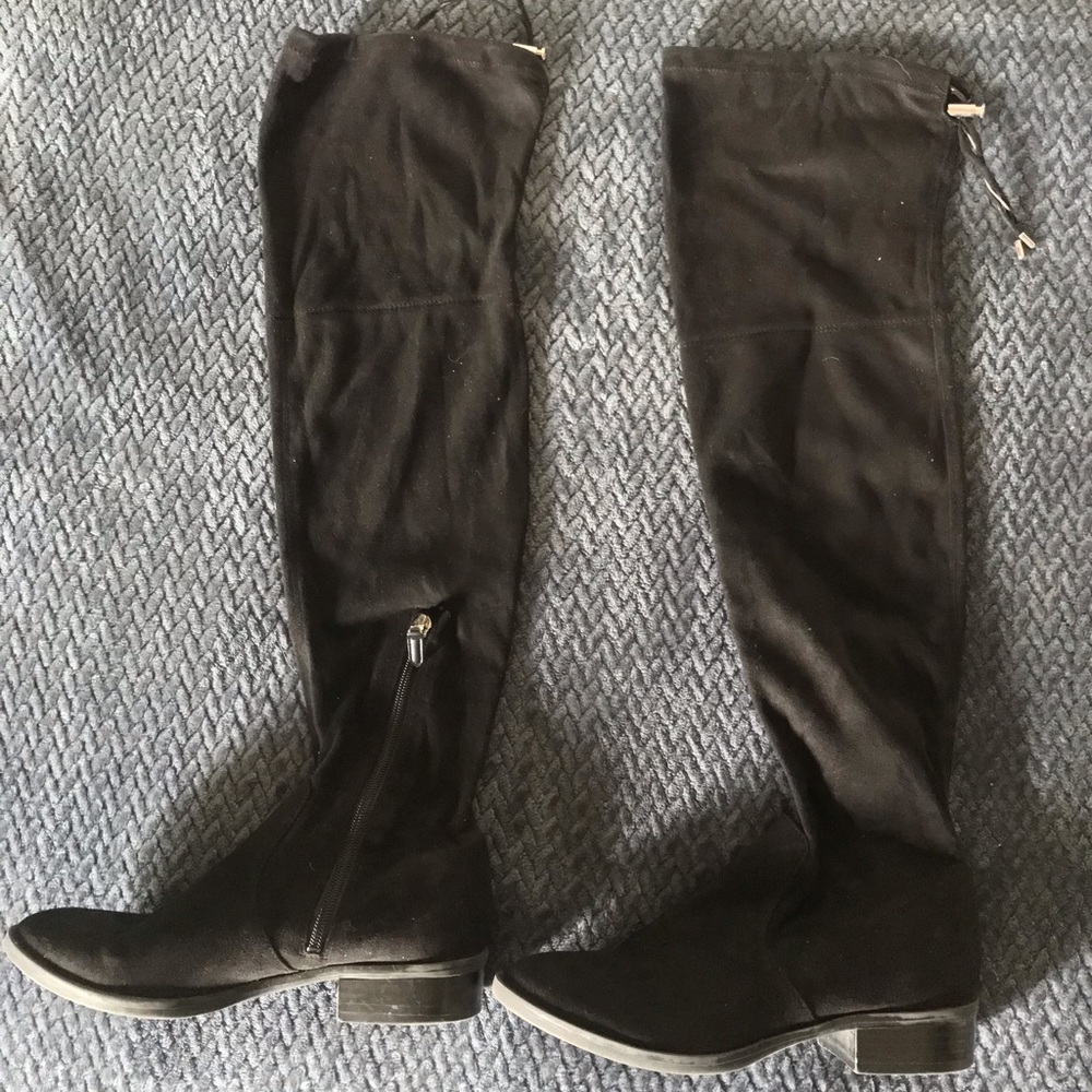 Woman’s knee high boots